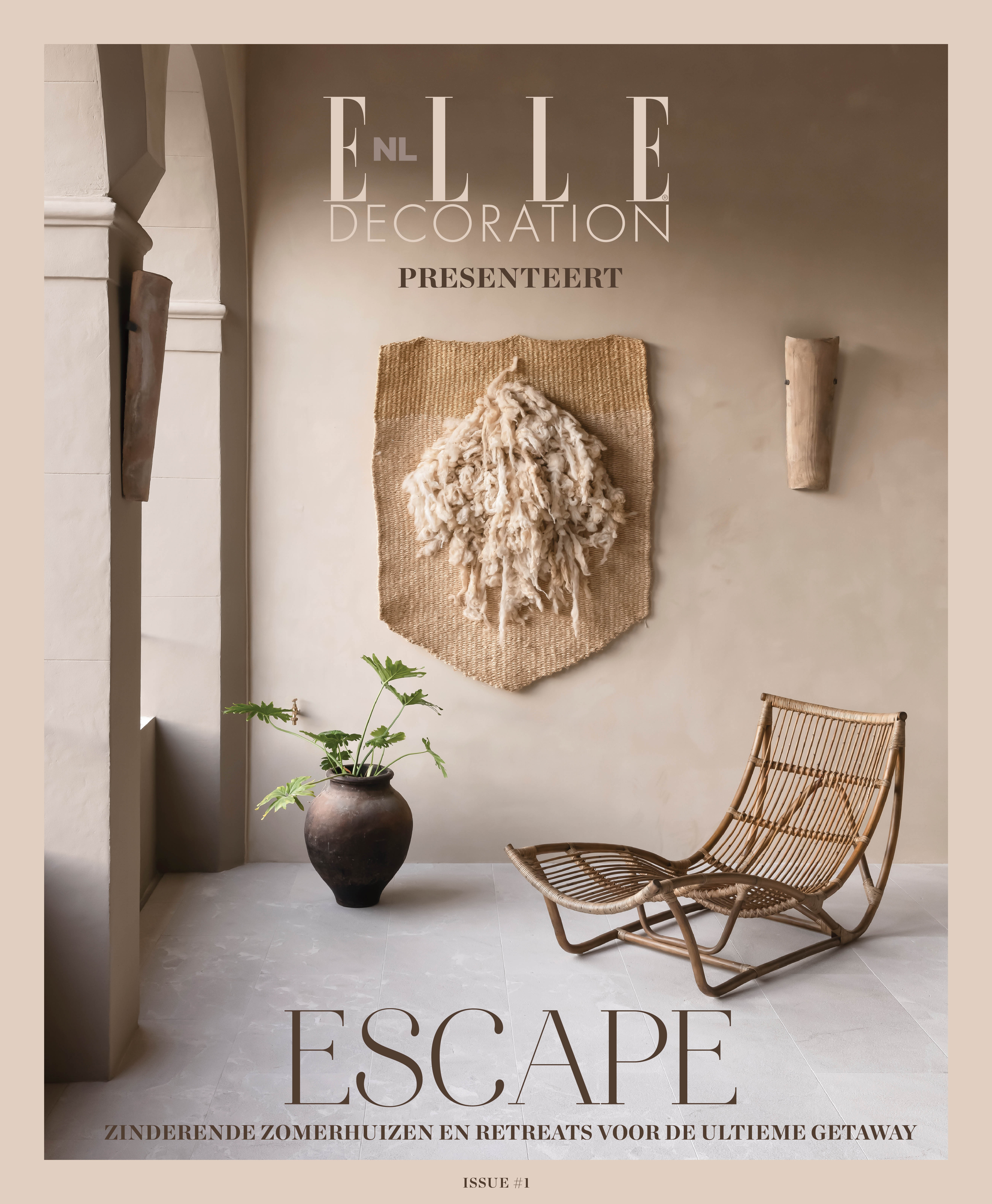 ELLE Decoration Escape issue 1 - special 2022 - Zinderende zomerhuizen en retreats voor de ultieme getaway