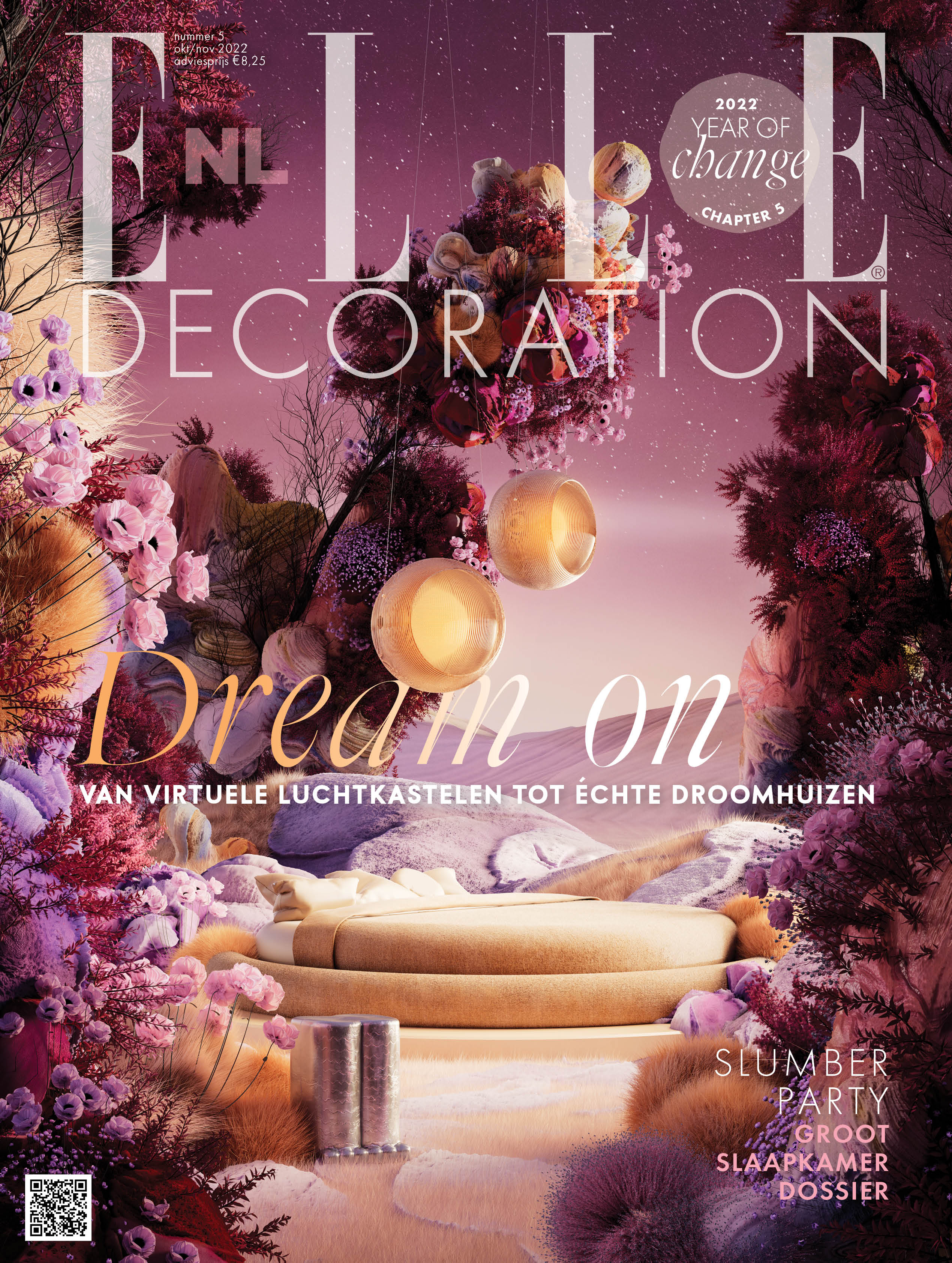 ELLE Decoration editie 5 2022 - tijdschrift - interieur - design - woontrends - Badkamerspecial cadeau